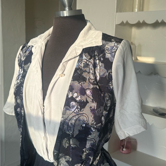 Vintage Dress with Vest - Picture 1 of 5